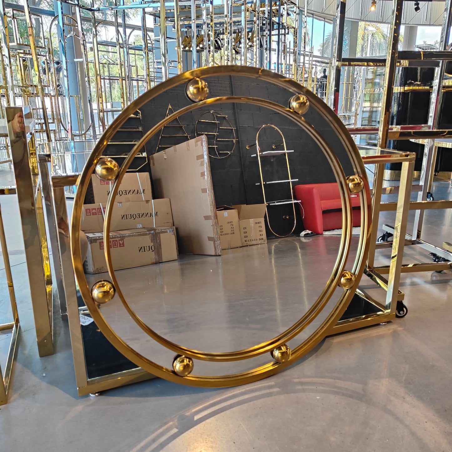 Espejo dorado
