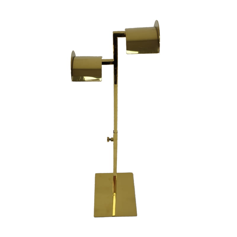 Soporte para bolsos dorado