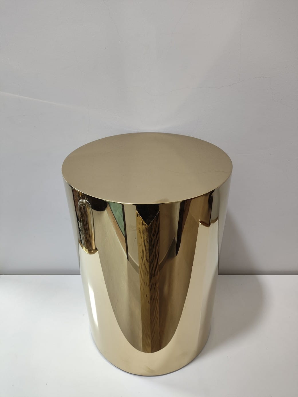 Plataforma circular decorativa oro 50cm