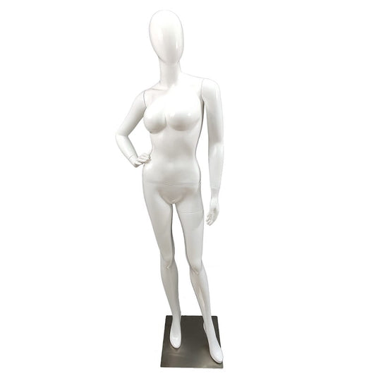 Maniquí mujer F-5, blanco