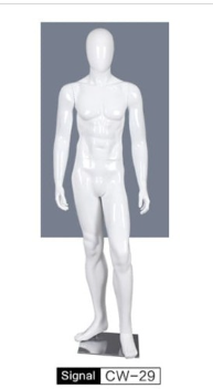 Maniquí masculino CW-29 blanco brillo