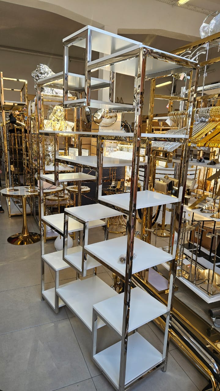 Estantería plateada RT-7338